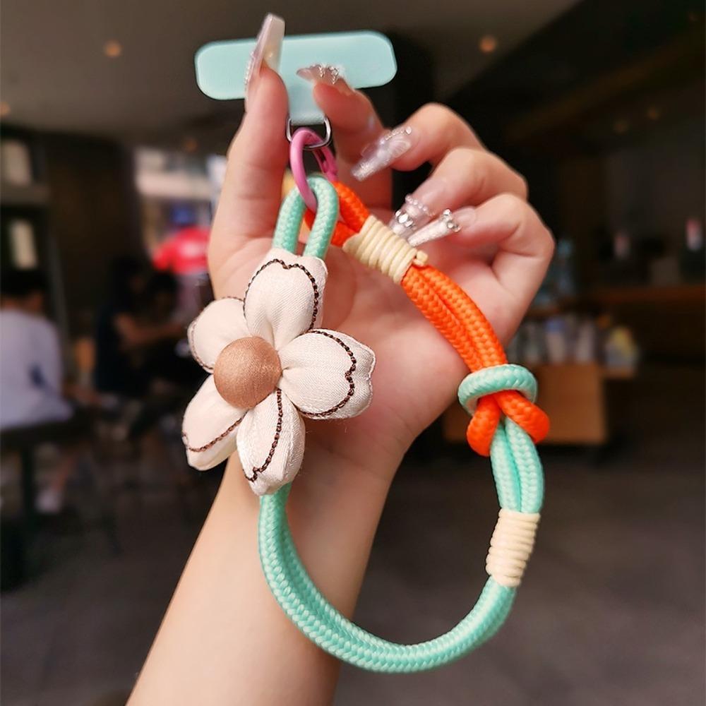 

New Suitable For Mobile Phone Lanyard Short Wrist Portable Bold Men And Women Outdoor Mountaineering Chain Key Chain Bag Chain