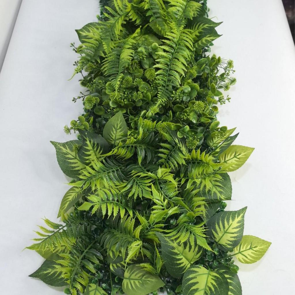 25x75CM Artificial Fern Green Wall Panel for Home Decoration
