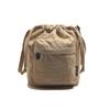 Drawstring bucket bag women's 2025 spring new fashion versatile canvas messenger bag niche design shoulder bag