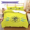 Nashville SC Pattern Bedding Set Quilt Cover Pillowcase Home Decor Gift (1 * duvet cover + 2 * pillowcase, without core)