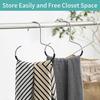 4 Pack Hat Hangers for Closet, Hat Organizer for Closet, Metal Hat Hooks for Baseball Caps, Belt, Scarf, Purse (Multicolor)