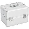 Cosmetic Case 22 x 30 x 21 cm Silver Aluminum