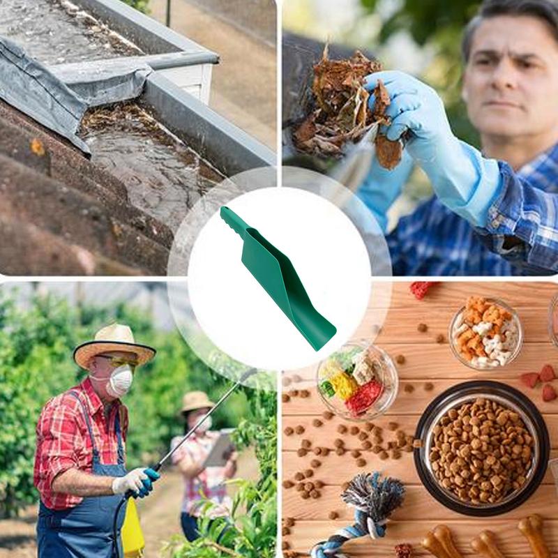 Gutter Getter Scoop Cleaning Roof Tools Flexible Dirt Debris Remove Multi Use Eaves Garden Leaf Gutter Spoons Cleaning Shovels