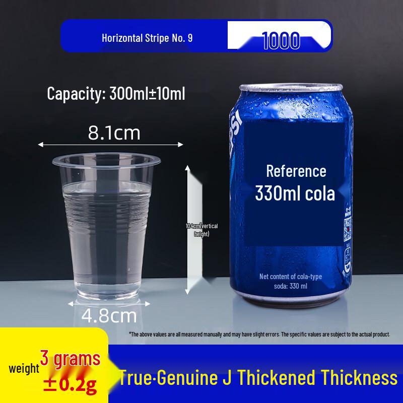 Thickened Disposable Plastic Water Cups