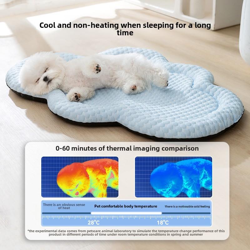 Frühling und Sommer Hund Wolkenform 3D Kühlmatte Kühle Katze Zwinger Zwinger Kleiner Hund Haustier Atmungsaktives Gehege
