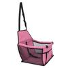 Pet Car Seat Waterproof Breathable Prevent Slip Adjustable Straps Dog Car Basket with Safety Leash