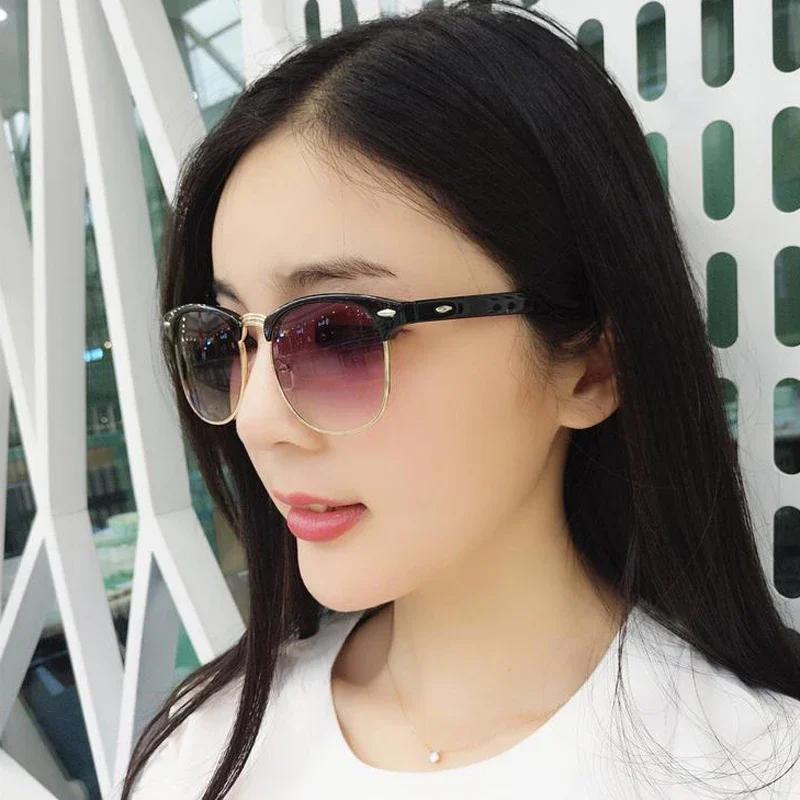 Mens Sun Glasses Unisex Eyeglasses Vintage Half Frame Glasses Frame Women Glasses Myopia Glasses