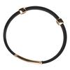 Silikonarmband Statisk förebyggande Handledsremmar Band Eliminera Kroppsstatisk Armband Guld och Svart