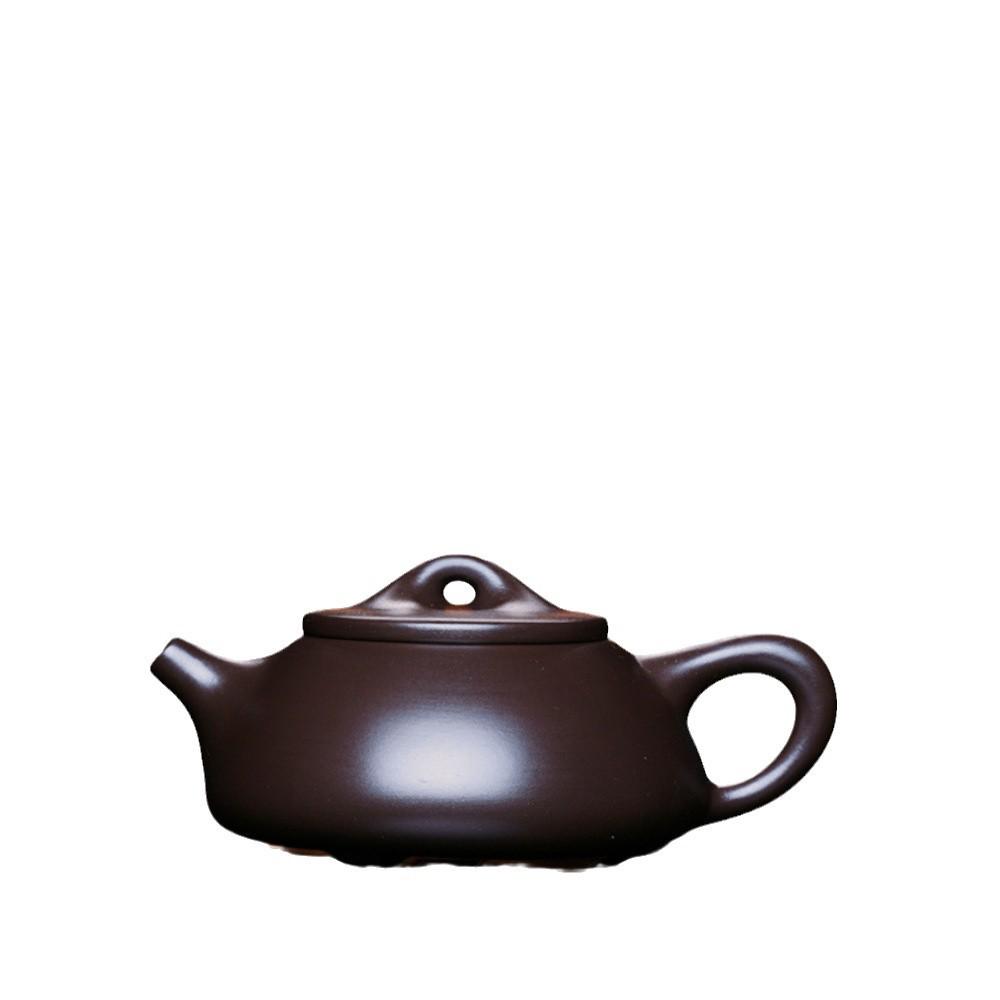 Yixing Zisha Purple Clay Teapot - Jingzhou Shipi Hu Style for Home Tea Brewing