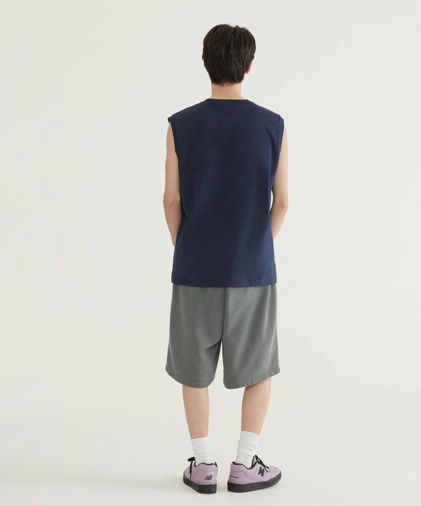 COVERNAT Cool Cotton Arch Logo Sleeveless Black