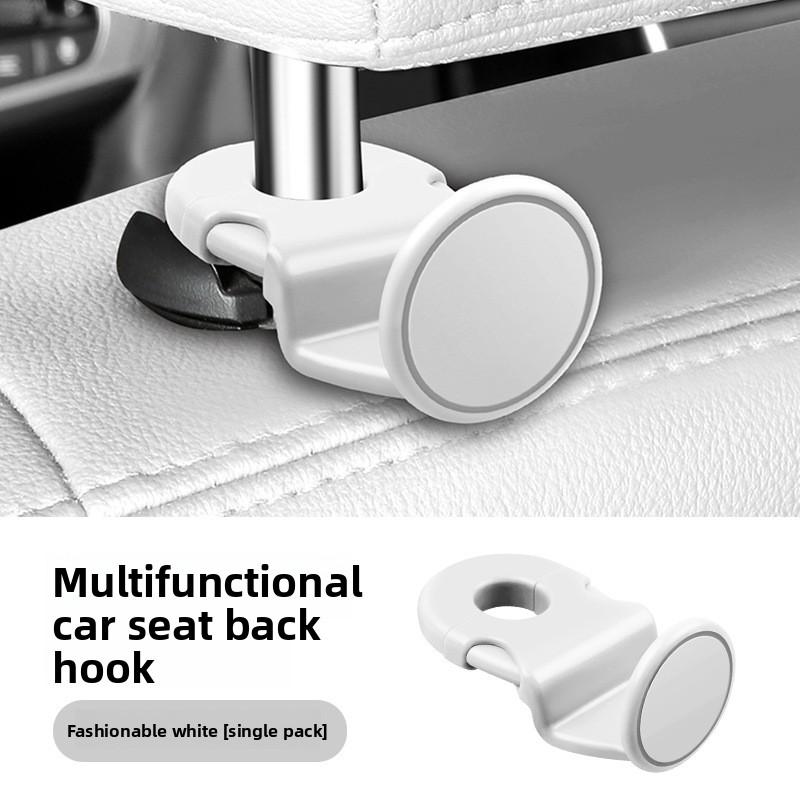 1PCS Car Hook ABS Car Seat Back Hidden Hook Car Rear Small Item Storage Hook Bag Fixation and Small Item Storage