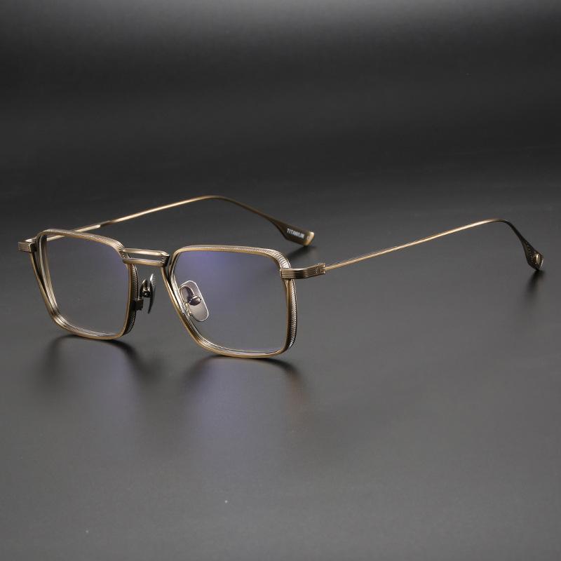 Japanese Style DTX Retro Pure Titanium Glasses Frame