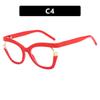 Pearl irregular glasses frame new anti-blue light women's flat glasses European and American ins glasses frame concave shape