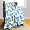 Pineapple Blanket 60x80 Inches Soft and Cozy Tropical Fruit Pattern Throw Great Gifts for Kids Boys and Girls