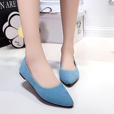 Mode skor kvinna Sommar Ny Mode Kvinnor Splicing Färg Ballerinaskor Mode Spetsig Tå Ballerina Balettsko Slip On vardagsskor 553