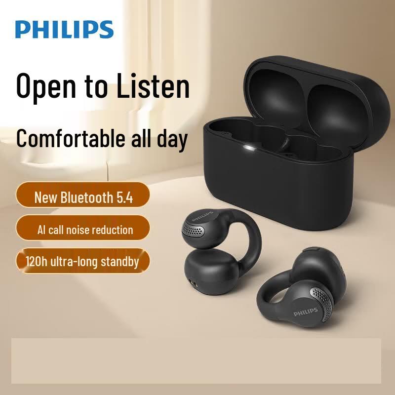 

Philips TAQ2000 Open-Ear Clip-On Wireless Bluetooth Earbuds