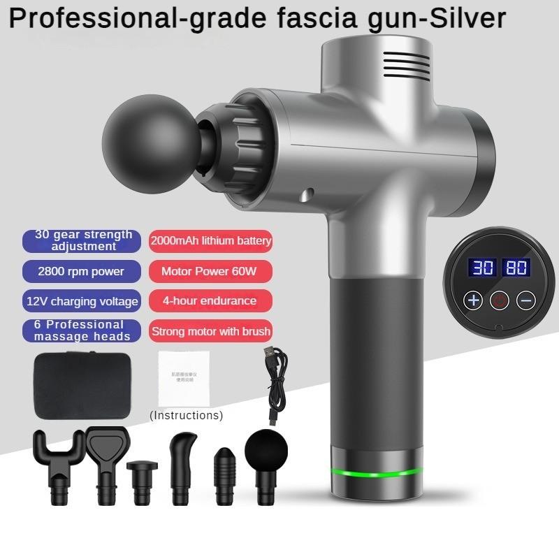 Mini Brushless Motor Multi Gear Adjustment Massager Muscle Relaxation Impact Fascial Gun Professional and Efficient Lithium Battery Massage Equipment