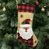 Hanging Christmas Gift Socks Large Size Xmas Gift Bag Navidad Christmas Stocking  Christmas Decor