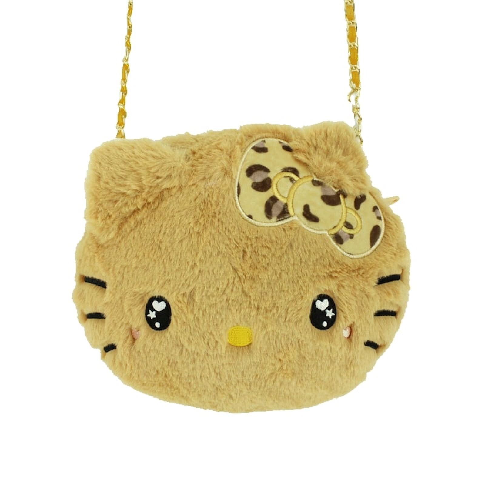 

Sanrio Characters Fur Shoulder Bag Hello Kitty Leo Die-Cut