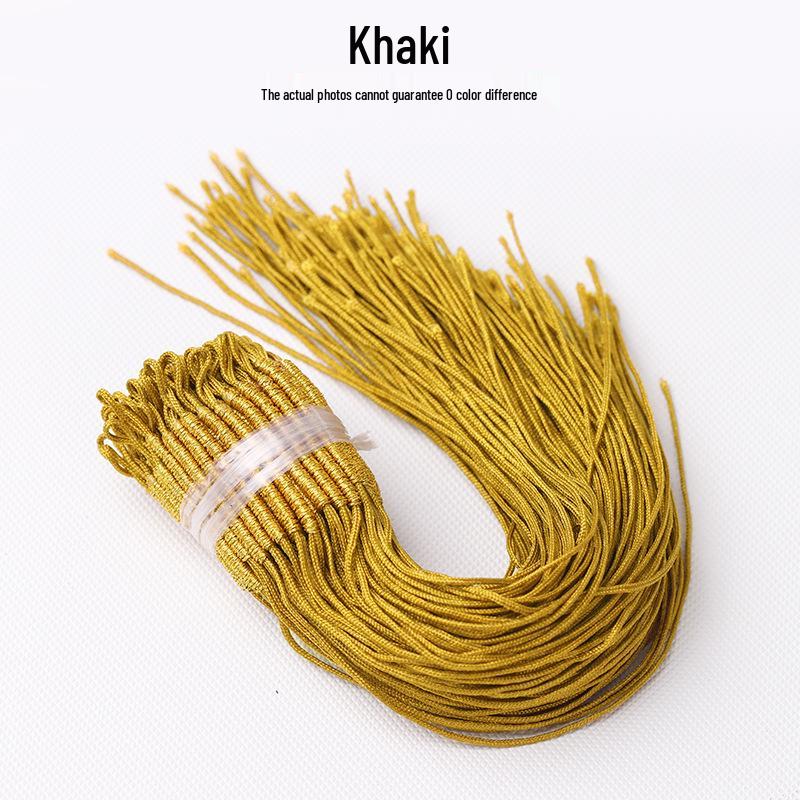 Hand-Woven Gold Wire Pull Ring Necklace & Bracelet Pendant with Movable Loop