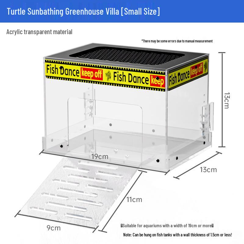 

Turtle Egg-Laying & Sunning Platform with Climbing and Resting Space for Greenhouse or Sunroom