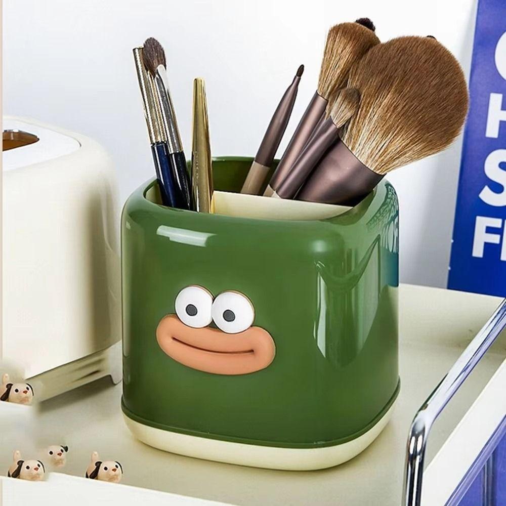 Plastic Student Pen Holder Interesting Stationery Organizer Pencil Storage Box  Home Office Decor