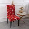 Christmas Cartoon Chair Cover Elastic Festival Party Dining Chairs Stool