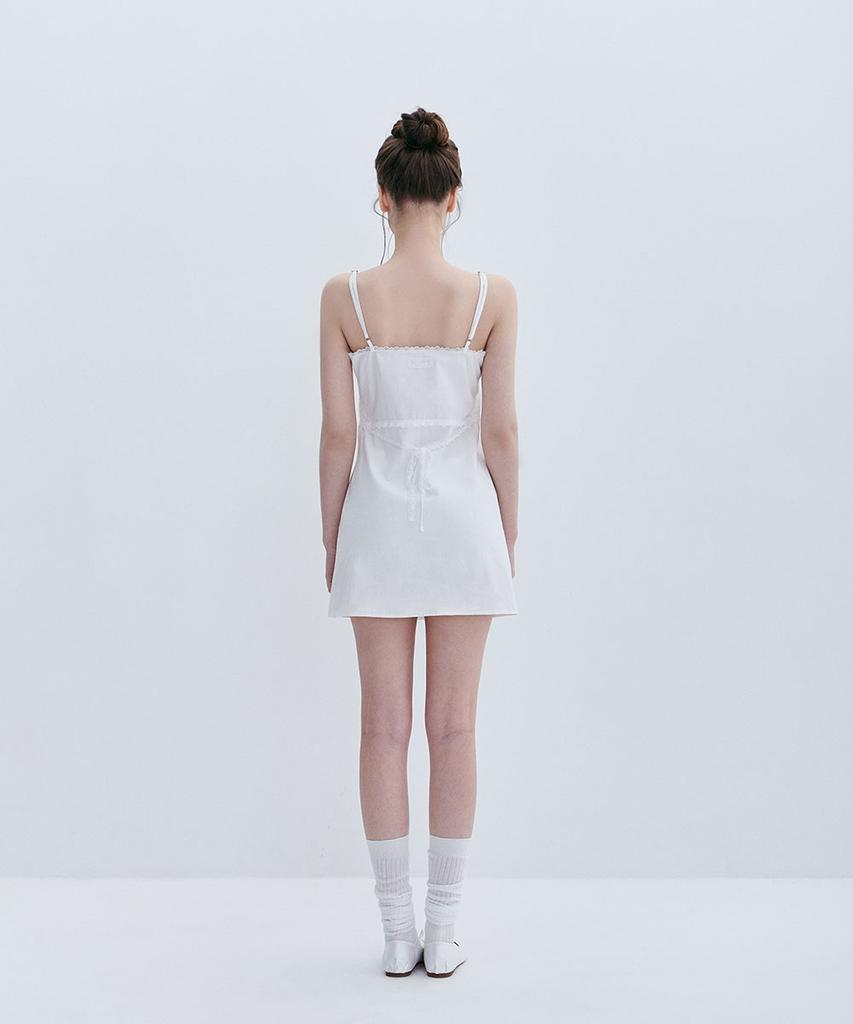Moabel Whisper Mini Dress-Ivory
