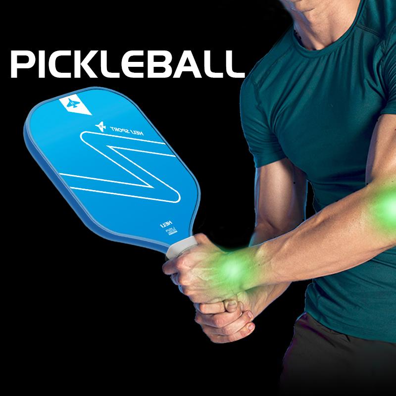 Pickleball Paddles Set Fiberglass Surface Enhanced Power with Pickleball Bag Outdoor Beach Tennis Racket Best Gift for Beginners