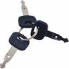 459A 3Pcs Ignition Keys for Kubota, Backhoe | Fit for Kubota Mini Excavator, Backhoe Skid Steer KX018-4, KX033-4, Heavy Equipment Keys, OEM#