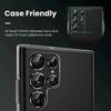 Metal Lens Ring Glass For Samsung Galaxy S24 S23 S22 Ultra Plus Z Flip Fold 6 Camera Protection Cover Tempered Glass Accessories