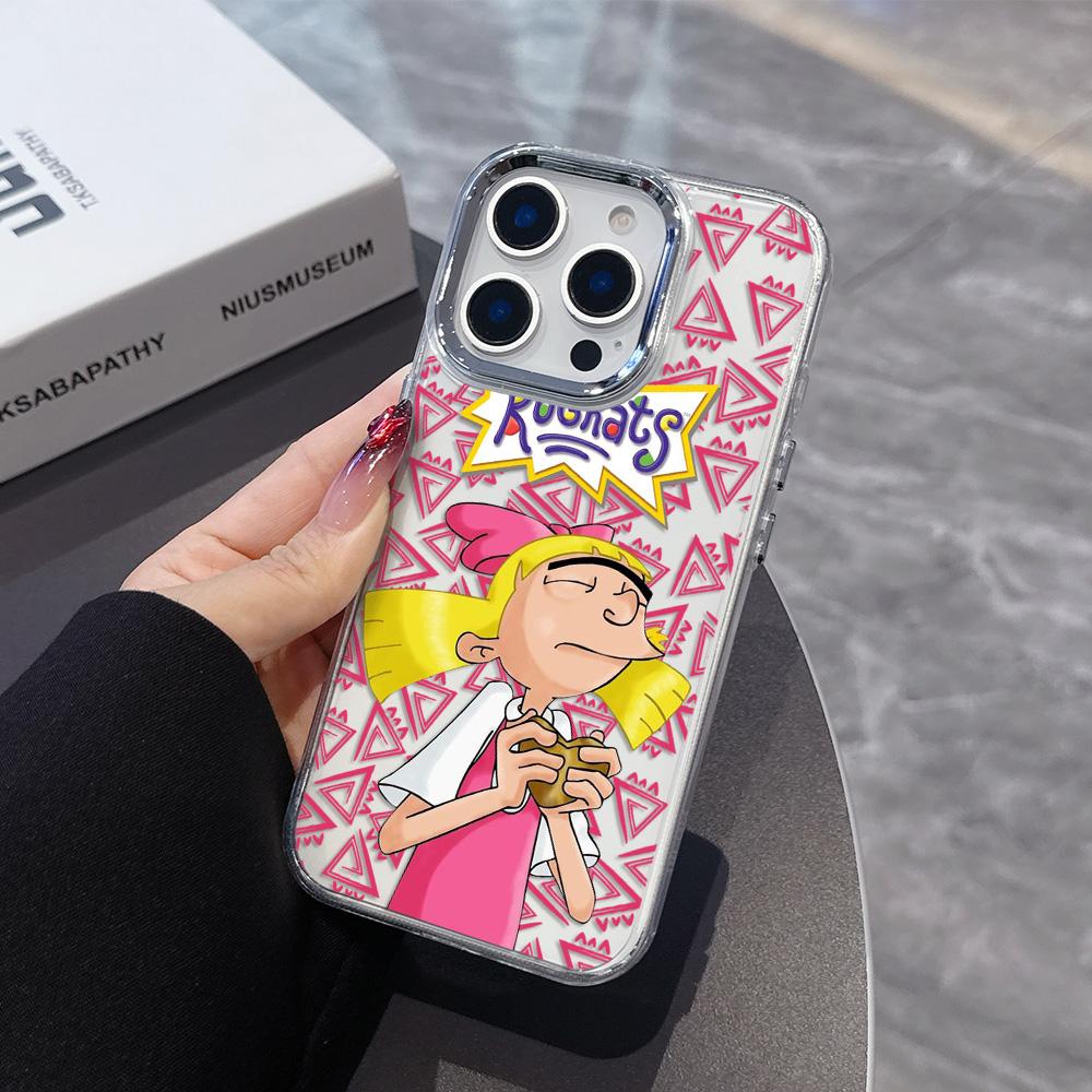 

Cartoon Funny R-rugrats Phone Case for Samsung Galaxy S25 S24 S23 S22 S21 S20 Note20 FE Ultra Edge Plus 4G 5G Transparent Cover Samsung S23 5G