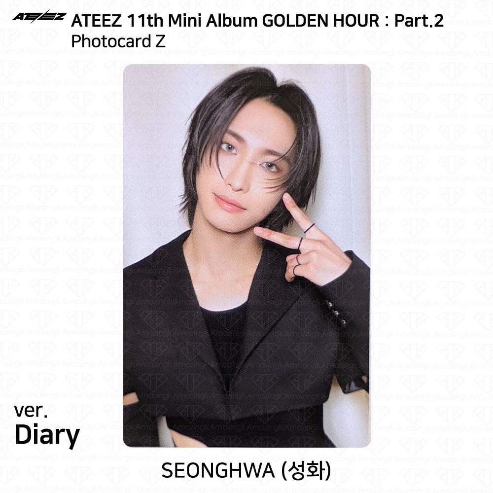 ATEEZ Cel de-al 11-lea Mini Album Ora de Aur Pt.2 Pentru Jurnal pentru Ver Photocard Carte poștală