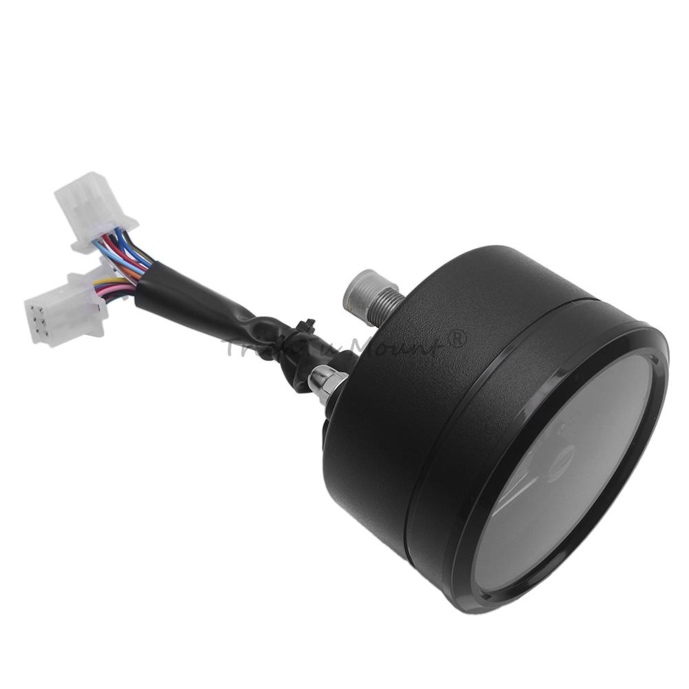 1 Pcs Lcd Digital Motorcycle Speedometer Dc 12V Brand New High Quality Durable Waterproof Anti-Vibration Mechanical Instrument