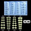 Multifunctional Clear Silicone Carving Nail Mold for Creating Stunning 3D Floral Resin Designs and Nail Art