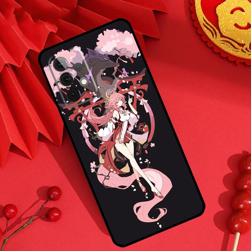 Genshin Impact Yae MIko Case For Samsung Galaxy M13 M14 M12 M11 M15 M06 M16 M36 M56 M31 M53 M32 M52 M35 M55 M34 M54