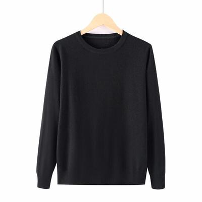 Women's Solid Knitted Pullover Sweater