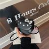 Hello Kitty Mini Bag for Girls Cute Cartoon Cat Shoulder Crossbody Bag Small Square Coin Purse KTB