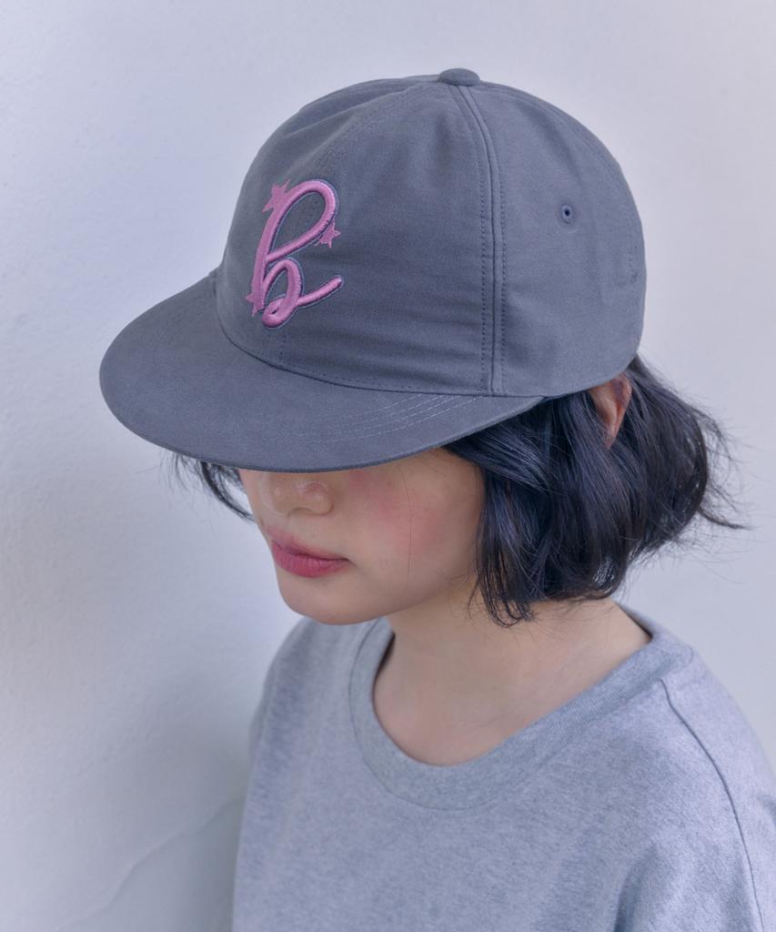 AMBLER Vintage Butterfly Cap Embroidered Camp Ball Cap Ah702 (Dark Grey)