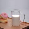 High quality Glass Coffee milk Mug Tea Mug 300ml Heat Resistant Glass Tea Cup Coffee Cup Drinkware gift Milk cup