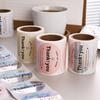 120-200Sheets/Roll Thank You Stickers DIY Decor Labels for Cake Bakery Baking Decoration Self-adhesive Label Gift Wrap Sticker
