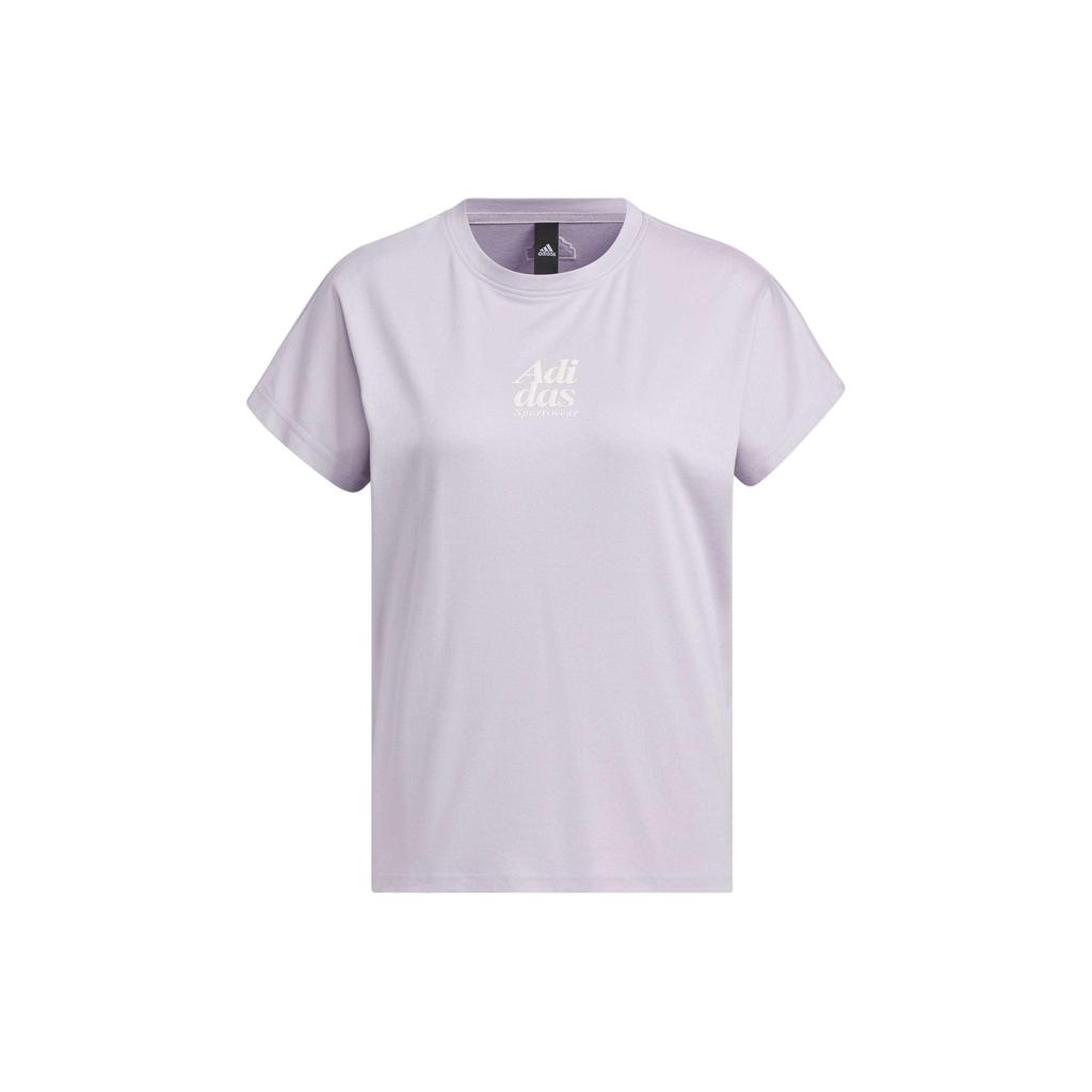 New Adidas Raglan Sleeve T Shirt Women's Purple IM8860