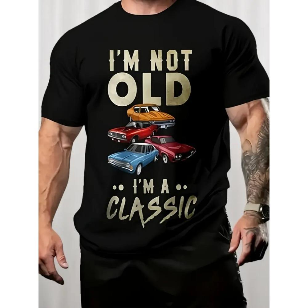New Summer Men's Fashion T-shirt Simple Pattern  Pattern Printed Men's T-shirt Top