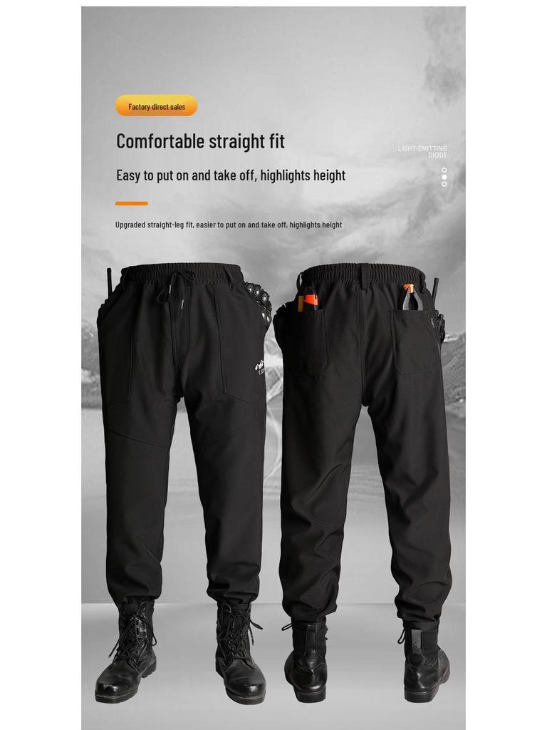 Men's Durable Waterproof Camouflage Jacket & Pants Set - Breathable Workwear for Spring & Autumn Outdoor, Tactical, and Mountaineering Use