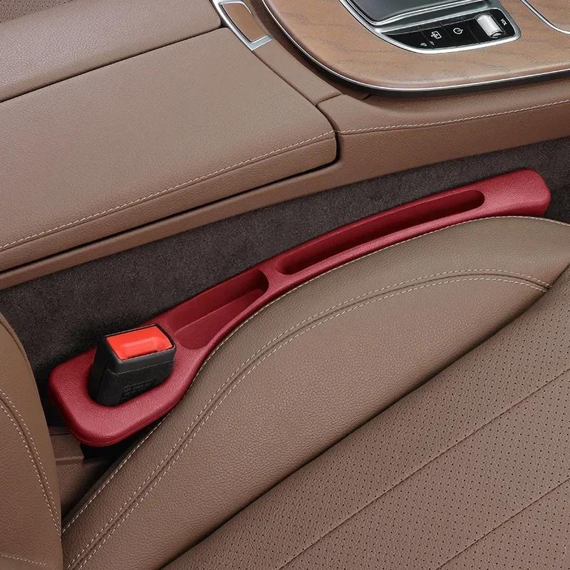 Car Seat Gap Stuff Side Seam Universal PU Car Gap Filler Leakproof Seat Gap Storage Organizer For Volvo S60 V40 V50 V60 Xc60