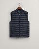 Winter Jacket Lightweight Quilted Bomber-style Vest In Blue (7006301)