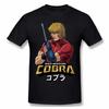 Cobra Space Adventure Retro Vintage Manga T Shirt Oversized Cotton Crewneck Custom Short Sleeve T-shirt