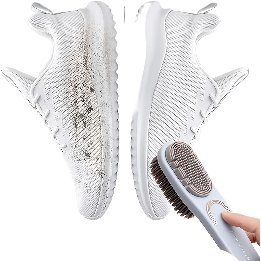 Multi-Functional Double-Sided Shoe Brush with Soft Bristles, Household Leather Shoe Cleaning Brush, Does Not Damage Shoes