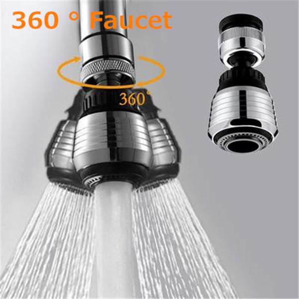 360 Rotate Swivel Nozzle Filter Adapter Faucet Water Saving Tap Aerator Diffuser
