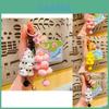 Adorable Pvc Cartoon Keychain Cute Animal Stackable Figurines For Couples And Kids